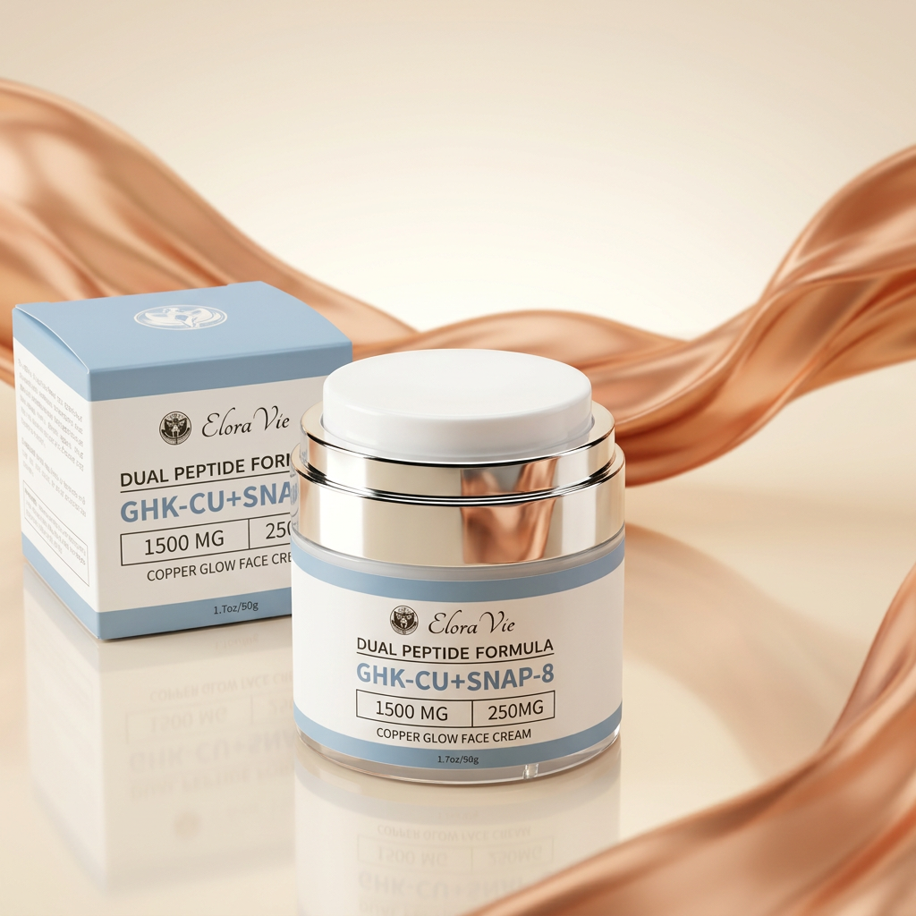 Elora Vie Copper Glow Face Cream jar and packaging